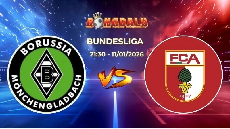 Soi Kèo Monchengladbach vs Augsburg 21h30 Ngày 11/01/2026 – Vòng 16 Bundesliga